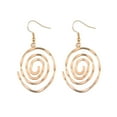 thumbnail image 2 of Lifetechs 1 Pair Women Hook Earrings Hollow Vortex Shape Smooth Polished Ear Decoration Jewelry Vacation Earrings Party Hanging Earrings Commute Dangle Earrings, 2 of 8