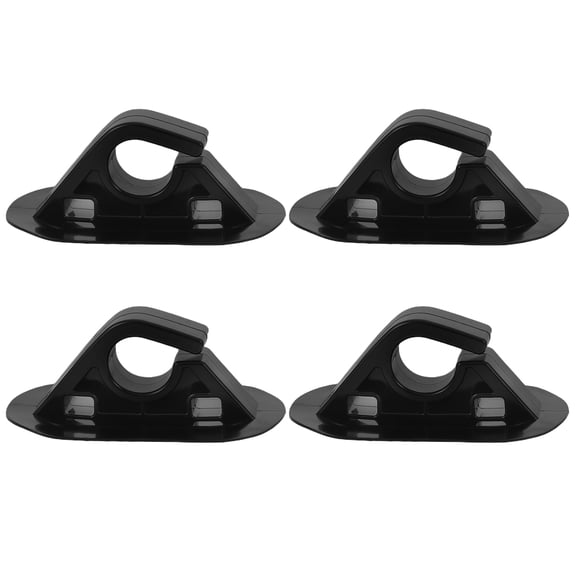 FOMIYES 4Pcs Wear Resistant Oar Holder Clips for Easy Paddle Storage on Boats