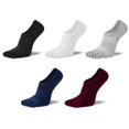 thumbnail image 1 of EIMELI Orthopedic Compression Socks Mens Toe Socks Ultra Low Cut Liner with Gel Tab Breathable, 1 of 10