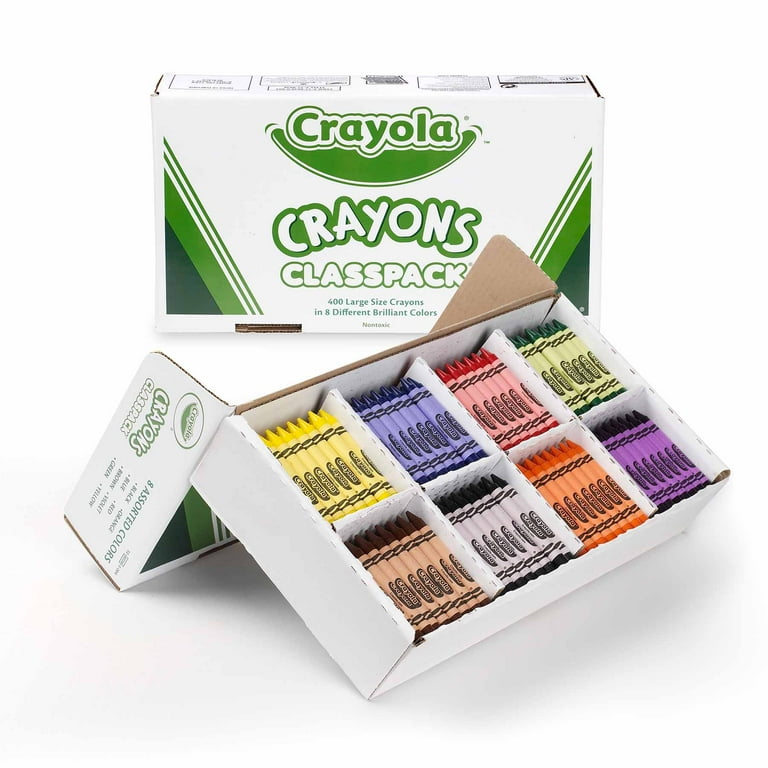  Crayola Large Crayons - Assorted (8 Count), Giant