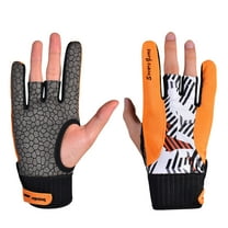 BIBABLYKE 1 Pair Bowling Accessories Bowling Gloves Bowling Gloves Right Left Bowling Gloves for Wristband Anti-slip Sports Gloves
