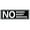 Black, variant on No Shoes No Shirt No Service Door / Wall Sign - Dark Brown - Small