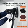thumbnail image 2 of KFFKFF Wall Smoother, 800W Power Sander Including 12 Sanding Pads, Adjustable Speed 1200-2300 RPM, Wall Smoothing Tool with Built-in Vacuum Dust Removal System, Dual LED Illumination, Dust Sack, 2 of 9
