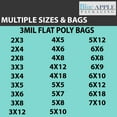 thumbnail image 4 of 3Mil Clear Flat Open Top Poly Bags LDPE Packaging - 5"X7" & (1000 Bags), 4 of 7