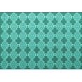 thumbnail image 1 of Ahgly Company Indoor Rectangle Abstract Turquoise Blue Contemporary Area Rugs, 8' x 12', 1 of 4