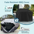 thumbnail image 6 of Adiqo 63 Inch Grill Cover for Weber Genesis 300 Series and New 2022 Genesis 300 Grills, Outdoor BBQ Cover with Waterproof Vinyl with Polyester Lining, Compare to Weber 7757, 6 of 8