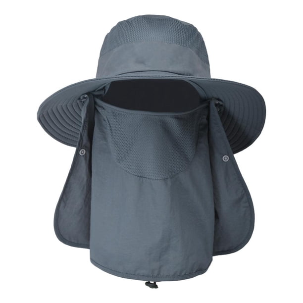 Sombrero De Pesca Al Aire Libre Sombrero De Protección Solar Transpirable Cubierta De Solapa Desmontable Sombrero Boonie Para Hombres Y Mujeres sonducket AP008013-02
