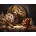 thumbnail image 2 of Johnston, Maxine 32x26 White Modern Wood Framed Museum Art Print Titled - Casa Grande Pot, 2 of 4
