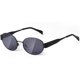 thumbnail image 2 of Gafas de sol ovaladas de moda para mujeres y hombres,Gafas de sol con marco de metal retro de los años 90 Y2K, 2 of 5