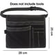 thumbnail image 5 of Bolsa de cinturón de herramientas de un solo lado de 5 bolsillos/delantal de trabajo para carpinteros, jardineros y constructores, construcción de lona duradera, cinturón ajustable Fokelyi XWJ-A0023-1, 5 of 9