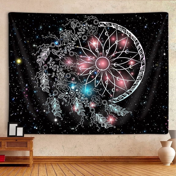 VEIVIAN Pink Dream Catcher 40" x 60" Tapestry