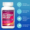 thumbnail image 6 of HealthA2Z Fexofenadine HCl Allergy Medicine, 24 Hour Non-Drowsy Allergy Relief, 180 mg, 120 Tablets, 6 of 14
