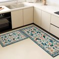 thumbnail image 5 of Kitchen Rugs Sets of 3 Non Slip Washable Kitchen Mats for Floor, Waterproof Kitchen Runner Rug, Floor Mat Carpet for Entryway, Laundry, Sink, Hallway, Bathroom, 5 of 12