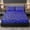 Blue, variant on Leopard Print Satin Fitted Sheet Set, Fashionable Classic Soft And Comfortable DeepPocket Breathable Bedding, 1 Fitted Sheet + 1/2 Pillowcases No Filling(Yellow,Twin)