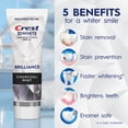 thumbnail image 4 of Crest Toothpaste, 3D White Brilliance Charcoal Teeth Whitening Toothpaste, 4.6 oz, 4 of 15