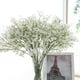 thumbnail image 2 of 9 ramos de flores artificiales de gypsophila para baby breath, ideales para bodas, decoración del hogar (blanco), 2 of 8