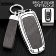 thumbnail image 6 of Zinc alloy+leather Car Key Cover Case Shell For Geely A 3 buttons Atlas Boyue NL3 EX7 SUV GT GC9 Emgrand X7 Borui Accessories, 6 of 15