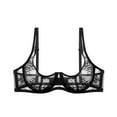 thumbnail image 3 of Journelle Women's Romy Demi Bra in Black, 3 of 3