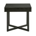 thumbnail image 5 of Weston Home Nadian Wood and Metal End Table with Drawer in Brown and Black, 5 of 8