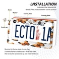thumbnail image 3 of Aluminum License Plate Frame 2 Pack Car Exterior Accessory Car Tag Holder for Front Rear Plates Cars Decor Orange-black Butterfly, 3 of 7