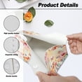 thumbnail image 6 of COEQINE Tissue Box Cover PU Leather Tissue Box Case Modern Rectangle Tissue Case Holder Table Dryer Sheet Dispenser for Home Decor Creative Decorative, Butterfly Tulip Flower Colorful, 2 PCS, 6 of 7