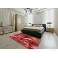 thumbnail image 4 of Ahgly Company Indoor Square Patterned Grapefruit Red Area Rugs, 8' Square, 4 of 6