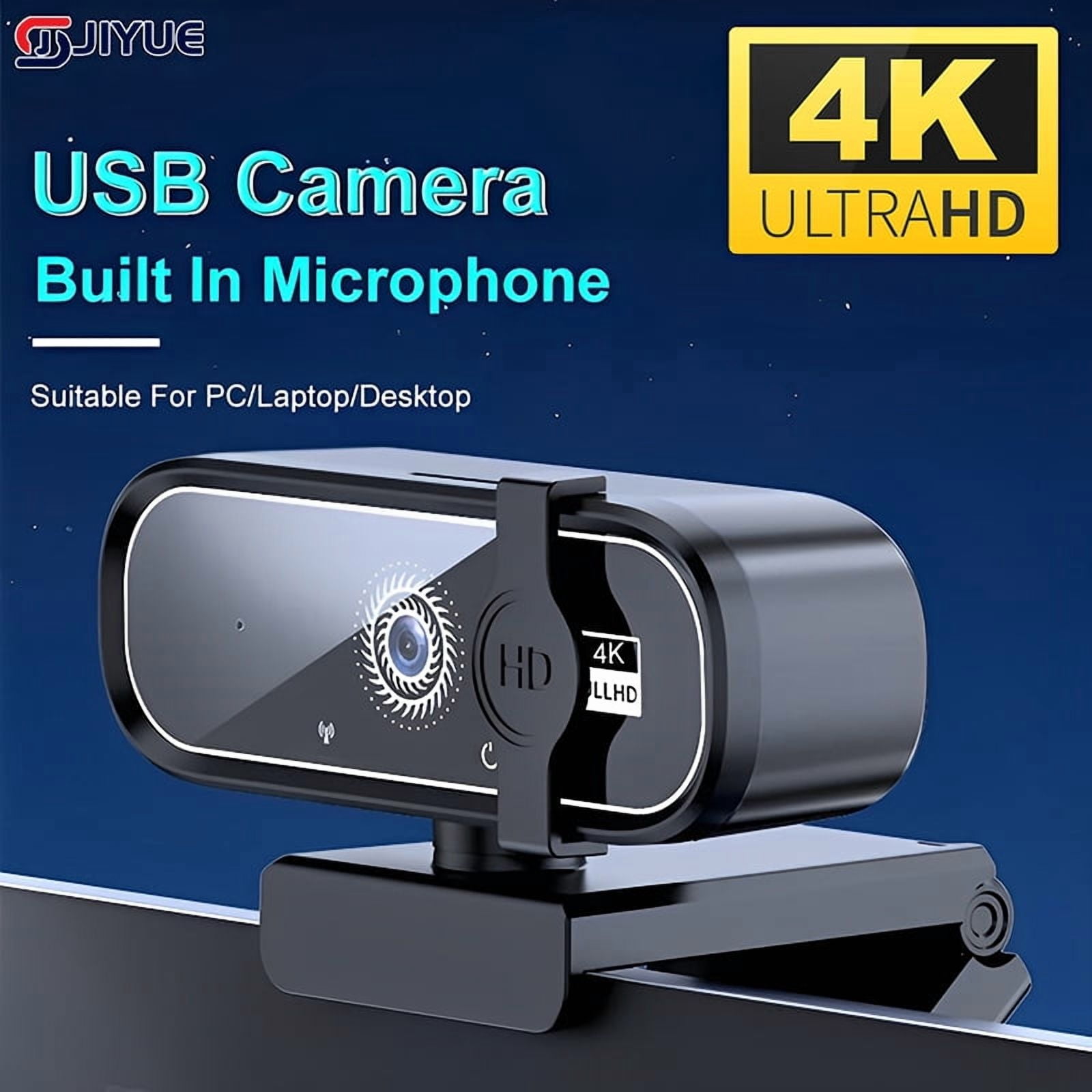 4K HD Mini Webcam With Microphone 2K Full HD Webcam 30fps Autofocus USB Web Cam For Auto  PC Laptop Video Shooting Camera