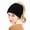 Black, variant on AYAMAYA Women Beanie Hat High Bun Ponytail Stretchy Knit Beanie Skull Winter Cable Knitted Hat - Multicolor