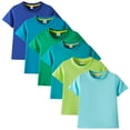 thumbnail image 6 of LYMAYTER Kids Toddler Boys Soft T-Shirt Baby Summer Cotton Short Sleeve Tees Shirt for 1-12 Years, 6 of 7