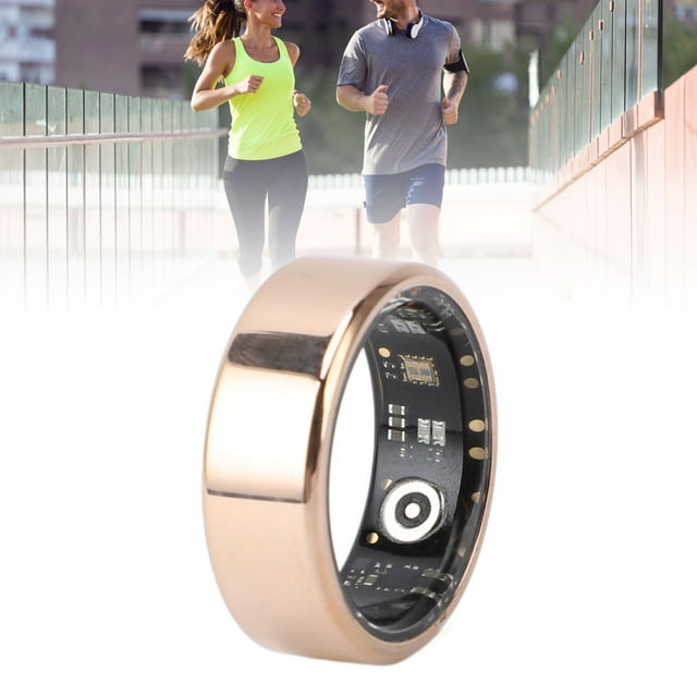Rastreador de Salud Con Anillo Inteligente, Anillo Inteligente Bluetooth Portátil para Monitoreo de FRECUENCIA CARDÍACA DE DEL SUEIMO, RESTENTE AL AGUA IP68, Control