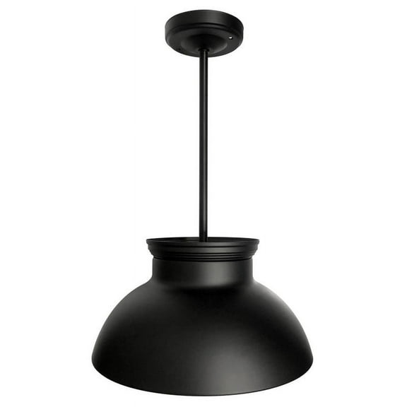 12V Vintage LED Dinette Pendant Light Fixture Matte Black for RV Trailer Kitchen