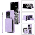 thumbnail image 1 of For Samsung Galaxy S20 Ultra Zipper Card Bag Back Cover Phone Case, 1 of 5