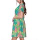 thumbnail image 2 of Disketp Colorful Palm Leaves para Vestido de Manga Corta para Mujeres, Vestidos de Verano para Mujeres, Casual y Holgado para la Playa, 2 of 6