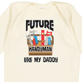 thumbnail image 4 of Inktastic Future Handyman Like Daddy Boys Long Sleeve Baby Bodysuit, 4 of 5