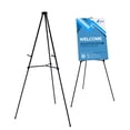 thumbnail image 1 of Lightweight Aluminum Telescoping Display Easel, 70 Inches, Black (2), 1 of 5