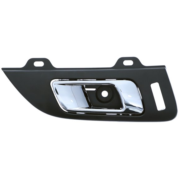 Dorman 15716 Front Passenger Side Interior Door Handle for Specific Lincoln Models, Chrome; Black