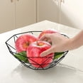 thumbnail image 4 of Storage Containers for Kitchen Display Metal Wire Fruit Storage Arts Centerpiece for Countertop Organization and, 4 of 6