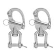 thumbnail image 2 of Eye Swivel Snap Shackle, Stainless Steel Swivel Shackle 5 Inch 2094LB Load  for Yacht, 2 of 7