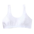 thumbnail image 2 of Prettyia Teen Chaleco de entrenamiento Top Ropa de dormir blanco Hugo Sujetador sin costuras para niñas adolescentes, 2 of 10