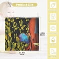 thumbnail image 2 of 5 PCS Colorful Butterfly Antique Violin Baby Muslin Washcloths, Music Theme Soft Absorbent Face Towel Burp Cloths Cotton Bath Wipes Infant Wash Cloth for Newborn Boys Girls, 2 of 7