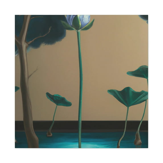 Lotus in Hyperreality - Canvas