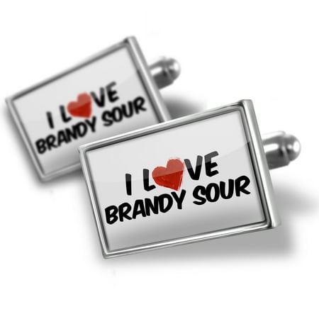 Cufflinks I Love Brandy Sour Cocktail - NEONBLOND