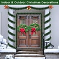 thumbnail image 4 of 1Pc 6.5/16/33/49FT Green Garland Christmas Decorations,Xams Greenery Tinsel Stems Non-Lit Soft Twist Garland for Tree Stairs Railing Front Door Mantle Fireplace Indoor Outdoor Decor(Green,196.9x1.2"), 4 of 9