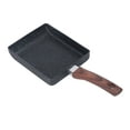 thumbnail image 1 of Tamagoyaki Frying Pan, Aluminum  Thermal Conductivity Breakfast Flat Pan Multiple Purpose  For Dorm S,L, 1 of 8