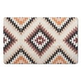 thumbnail image 1 of Experience Luxury with Boho Bathroom Rugs: Non-Slip Aztec Bath Mat, Western Geometric Design, Ultra Soft & Highly Absorbent - Perfect for Bathroom, Kitchen, Entryway, 20x32 Inch, 1 of 5