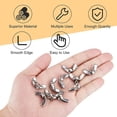 thumbnail image 4 of M6 Écrou à Ailes Écrou Métrique Femelle en Acier Inoxydable Écrou à Ailes pour Fixations Diy 80 Pcs, 4 of 5