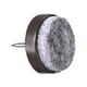 thumbnail image 4 of Almohadillas de fieltro para muebles con clavo Unique Bargains Protector de patas de silla y mesa 24mm Dia Marrón 40pcs, 4 of 7