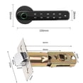 thumbnail image 5 of Tuya Fingerprint Smart Lock Keyless Door Handle Electronic Fingerprint Lever Handle Locks APP Control for Wooden Door, 5 of 6