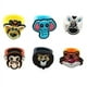 thumbnail image 3 of Anillo de animales del bosque, anillo de leopardo de PVC, anillo para niños, joyería para fiestas navideñas, regalo pequeño, 3 of 4