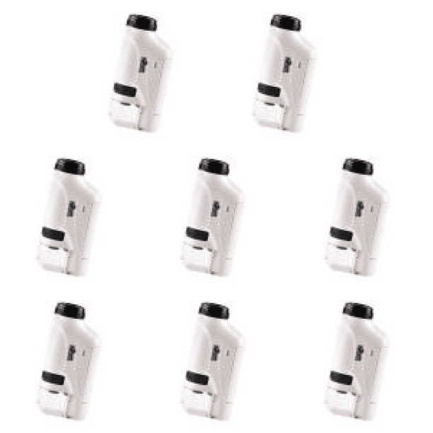 Mini Kit Microscopio Bolsillo Microscopio Mano LED Juguete para (Blanco)